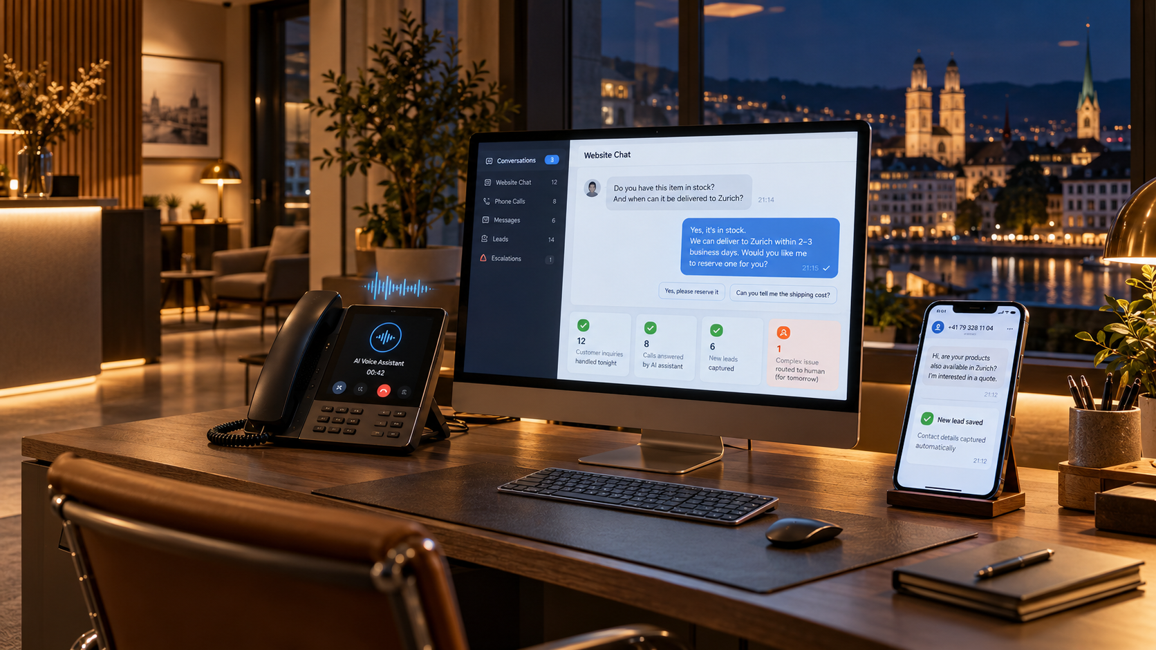 AI Customer Service: 24/7 Availability Without More Hires